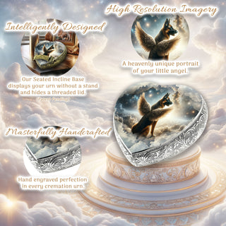 German Shepherd - Interstellar Glimmer Dog Urn