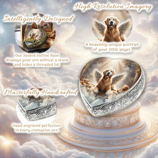 Golden Retriever - Empyrean Elegance Dog Urn