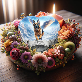 German Shepherd - Zodiac Zen Dog Urn