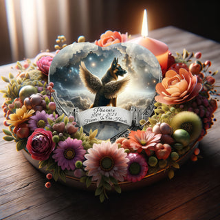 German Shepherd - Interstellar Glimmer Dog Urn