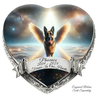 German Shepherd - Rainbow Crossing Dog Urn